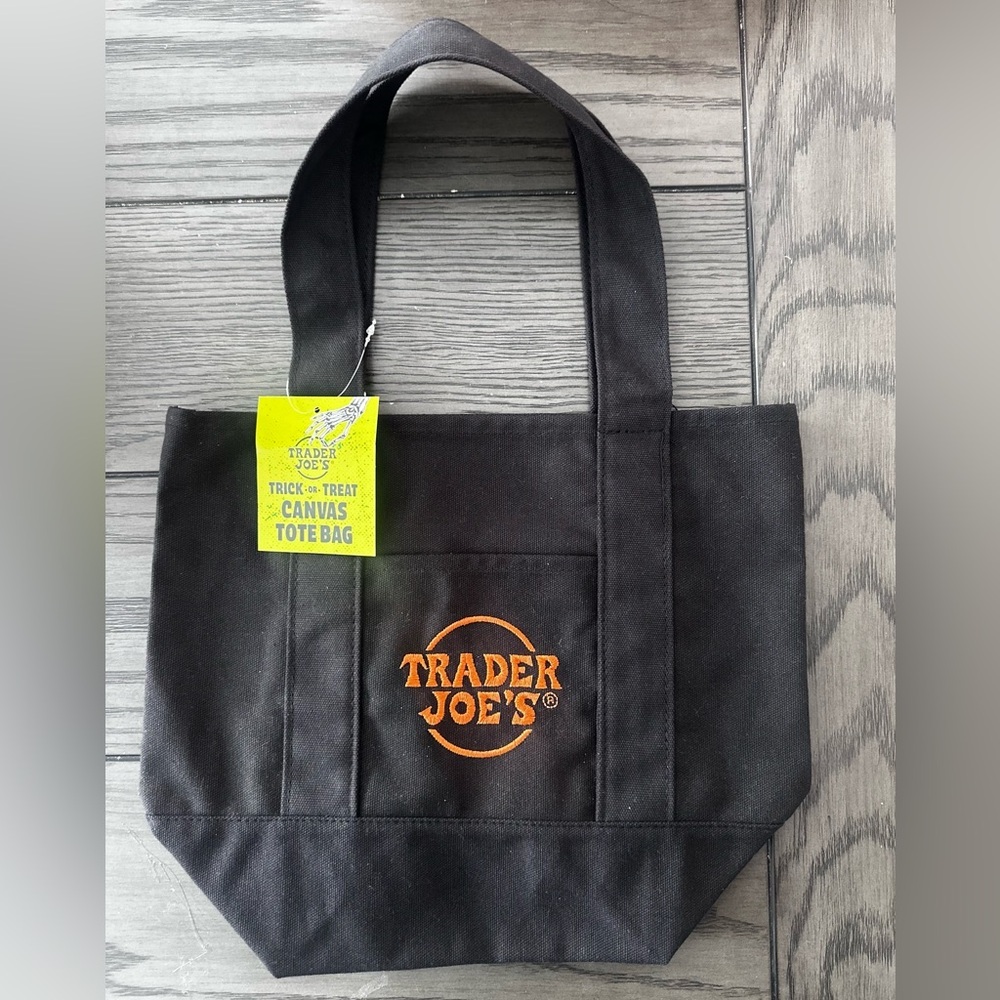 Black Canvas Tote Bag